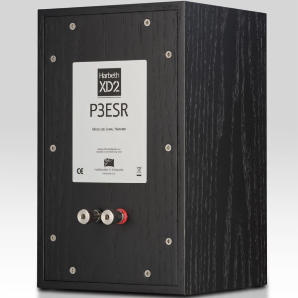 Harbeth P3ESR XD2 Black Satin back side