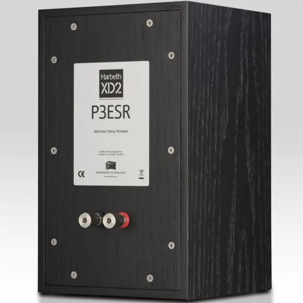 Harbeth P3ESR XD2 Black Satin back side Harbeth P3ESR XD2 Black Satin back side