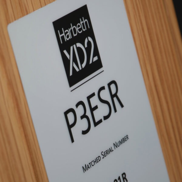 Harbeth P3ESR XD2 Oak back side