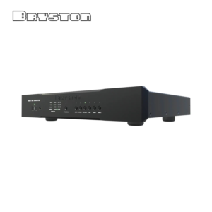 Bryston BDA-3 D/A Converter u crnoj završnoj obradi s dual 32-bit AKM DAC čipovima i aluminijskim kućištem.