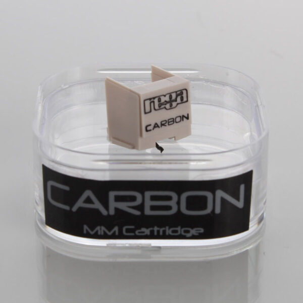 Rega Carbon MM Cartridge zamjenska igla u originalnoj prozirnoj zaštitnoj ambalaži.