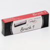 Originalna crveno-crna kartonska ambalaža za Analogis Brush 1 karbonsku četkicu za gramofonske ploče.
