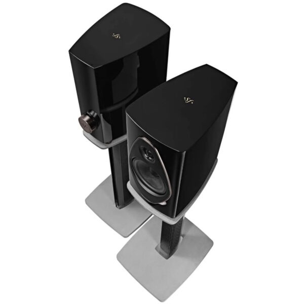Sonus Faber Sonetto 1 G2 Black with stands top view
