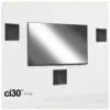 PMC ci30_in wall_black silk grille PMC ci30_in wall_black silk grille