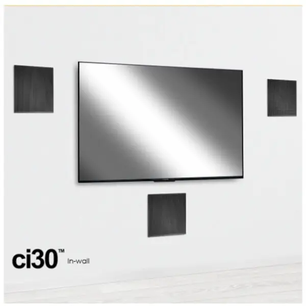 PMC ci30_in wall_black silk grille PMC ci30_in wall_black silk grille