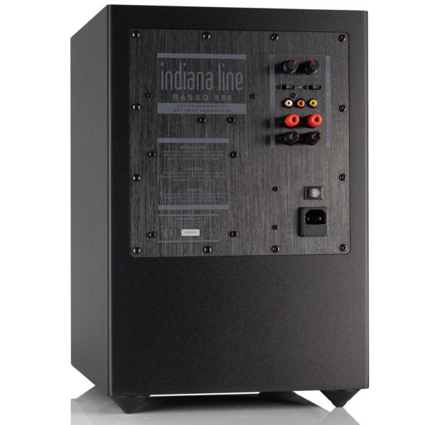 Indiana Line - Basso 880 subwoofer back side