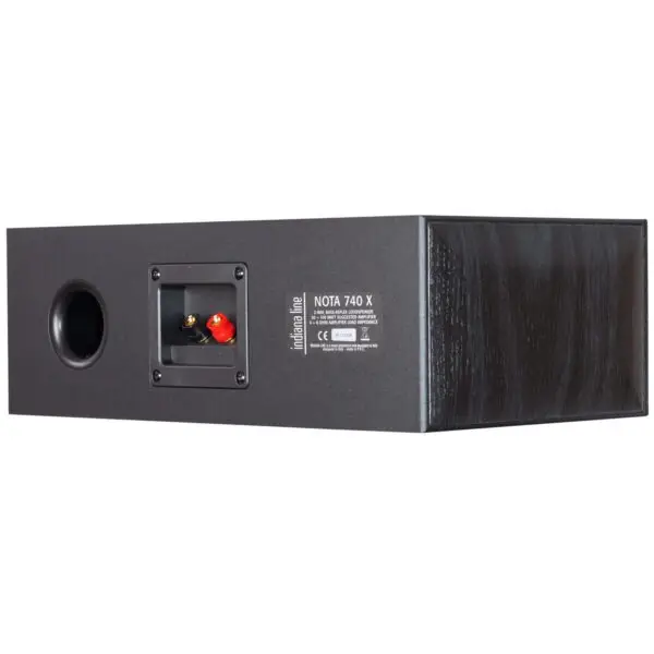 Indiana Line - Nota 740 x centralni zvučnik black oak back side Indiana Line - Nota 740 x centralni zvučnik black oak back side
