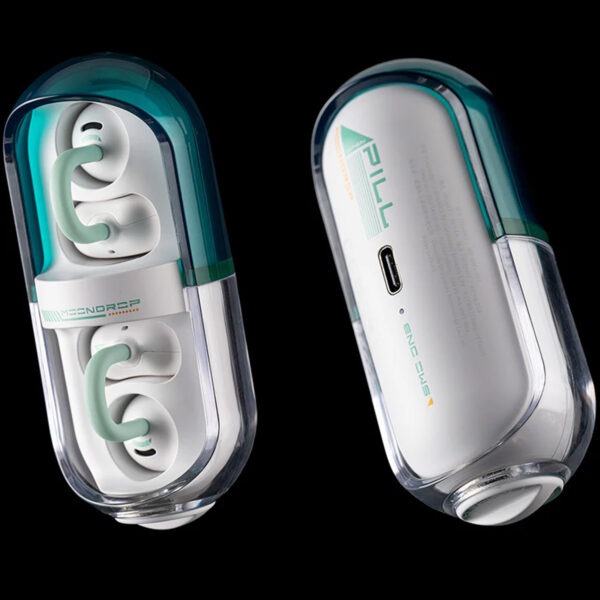 Moondrop - Pill bežične slušalice OWS green back and front