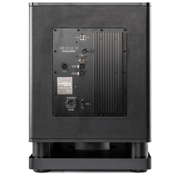 Sonus faber - Gravis VI subwoofer wenge back side Sonus faber - Gravis VI subwoofer wenge back side