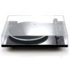 Rega Planar 2 High Gloss Black crni gramofon za ploče sa zatvorenim poklopcem analogni zvuk - Audio Dream Zagreb