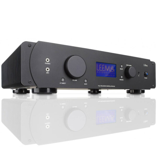 Leema Acoustics Libra crni balansirani DAC pretvarač i pretpojačalo - Audio Dream