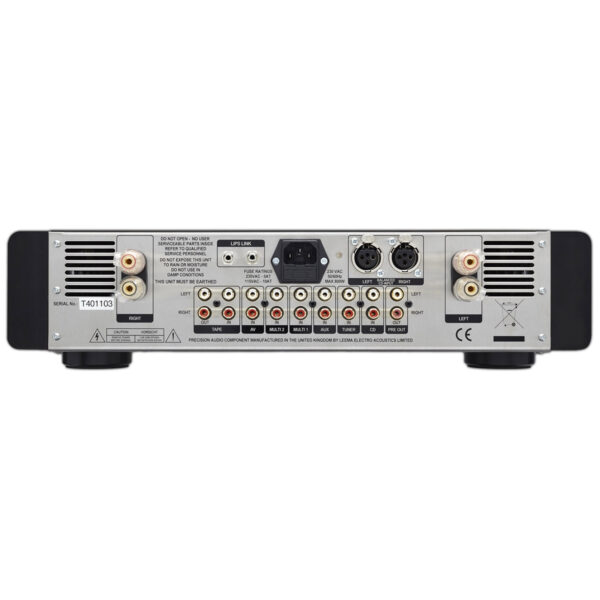Stražnja strana Leema Tucana II integriranog pojačala s XLR i RCA ulazima - Audio Dream
