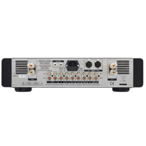 Stražnja strana Leema Acoustics Tucana II Anniversary Edition pojačala s XLR i RCA ulazima - Audio Dream