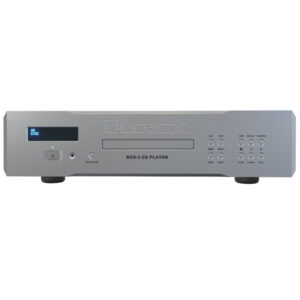Bryston BCD-3 srebrni CD player s intuitivnim kontrolama i jasnim OLED zaslonom za očitavanje audio zapisa.
