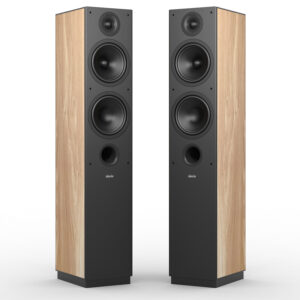 Indiana Line Nota 5 Light Oak samostojeći zvučnici visoke osjetljivosti od 91 dB za stereo i kućno kino.